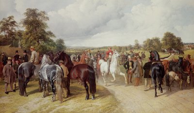 Foire aux chevaux anglais sur Southborough Common - John Frederick Herring Senior