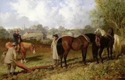 Matin : Préparation pour labourer, 1848 - John Frederick Herring Senior
