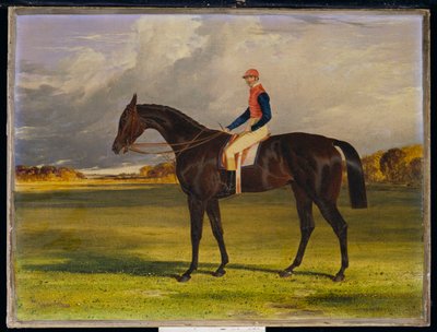 La Pouliche du Comte de Chesterfield "Industry", avec W. Scott, dans un Paysage, 1838 - John Frederick Herring Senior