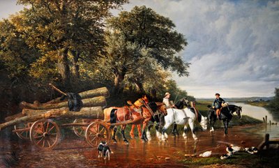 Le chariot de bois - John Frederick Herring Senior
