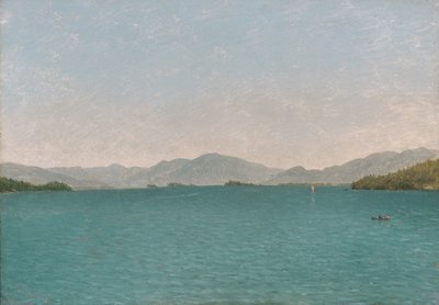 Lac George, étude libre - John Frederick Kensett