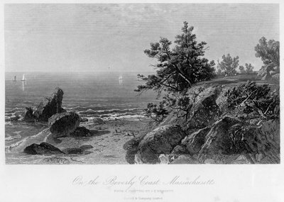 Sur la côte de Beverly, Massachusetts - John Frederick Kensett