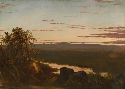Paysage au coucher du soleil - John Frederick Kensett