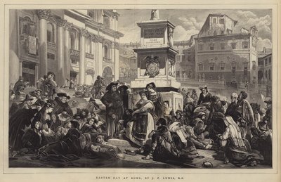 Jour de Pâques à Rome - John Frederick Lewis
