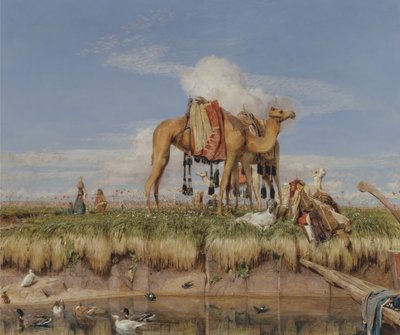 Sur les rives du Nil, Haute-Égypte - John Frederick Lewis