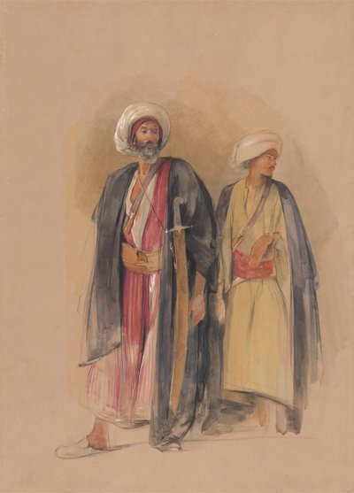 Cheikh Hussein de Gebel Tor et son fils - John Frederick Lewis