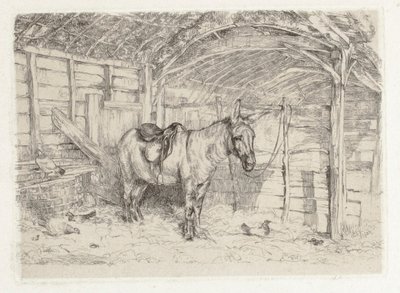 Scène stable - John Frederick Lewis