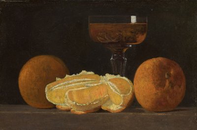 Nature morte aux oranges et au gobelet de vin - John Frederick Peto