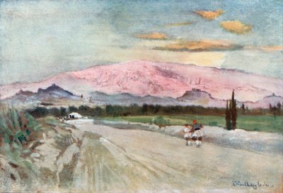 Athènes depuis la route d