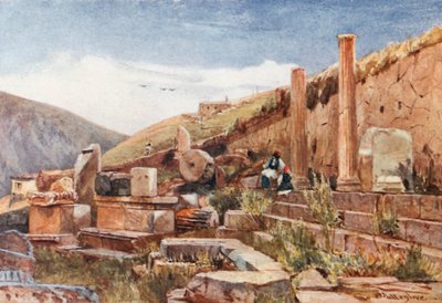Delphes. Le Portique des Athéniens - John Fulleylove