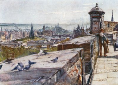 Édimbourg depuis le château - John Fulleylove