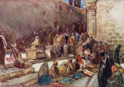 Entrée du parvis de l