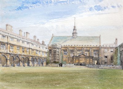 Salle du Trinity College, Cambridge, 1889 - John Fulleylove