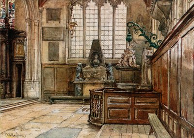 Intérieur de Allhallows, Barking-by-the-Tower - John Fulleylove