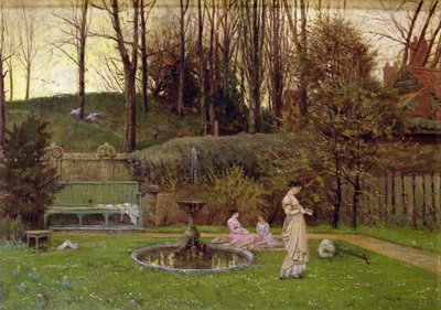 Dame lisant une lettre - John Fulleylove