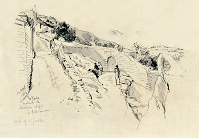 Sur le mont des Oliviers, où les disciples dormaient pendant l