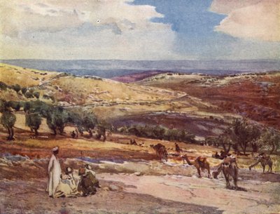 Sur la route de Jérusalem à Béthanie - John Fulleylove