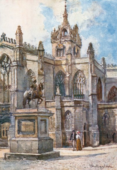 Cathédrale Saint-Gilles depuis les Cours - John Fulleylove