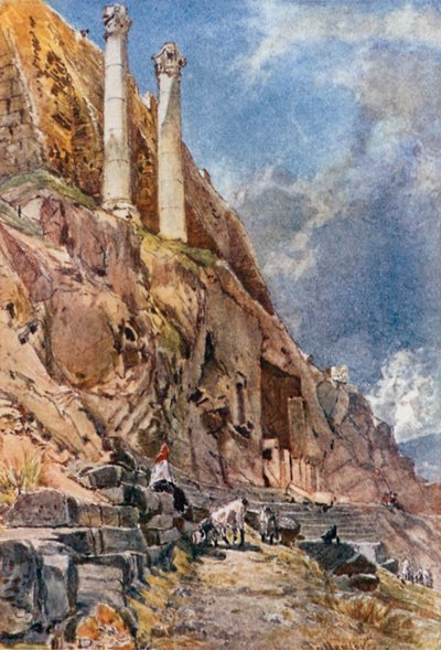 La chapelle de la caverne sur le côté sud de l