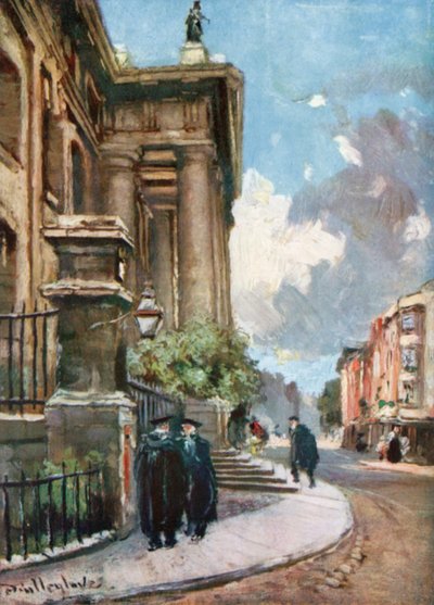 The Clarendon Building, Broad Street (lithographie couleur) - John Fulleylove