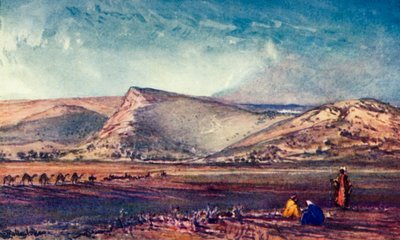Les Collines autour de Nazareth depuis la plaine d