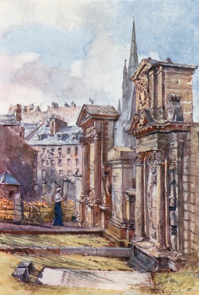 Le Monument des Martyrs dans le cimetière, Greyfriars - John Fulleylove