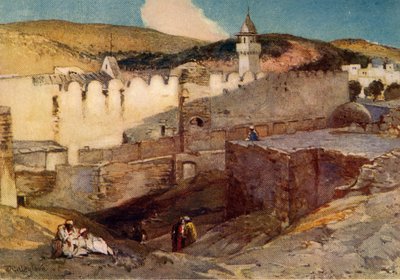 La mosquée à Hébron sur la grotte de Machpelah, 1902 - John Fulleylove