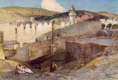La mosquée de Hébron sur la grotte de Machpéla - John Fulleylove