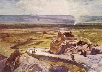 La plaine de Jéricho, vue vers les montagnes de Moab - John Fulleylove