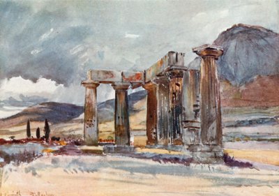 Le temple de Corinthe - John Fulleylove