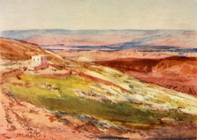 La Vallée du Jourdain depuis le Mont des Oliviers, 1902 - John Fulleylove