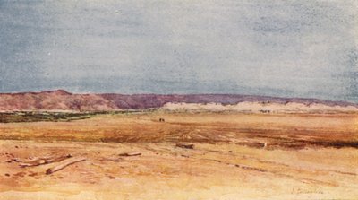 La rive ouest de la mer Morte - John Fulleylove