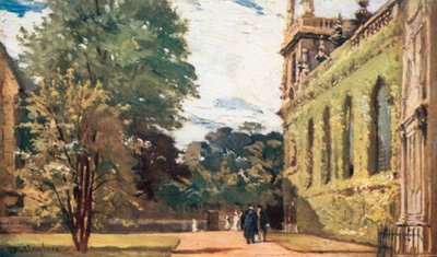 Trinity College (lithographie couleur) - John Fulleylove