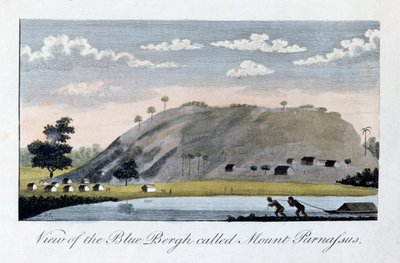 Vue du Blue Bergh appelé, Mont Parnasse - John Gabriel Stedman