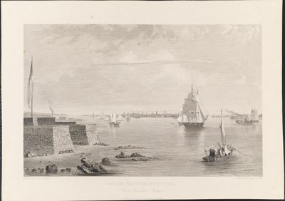 Baie et port de New York depuis l