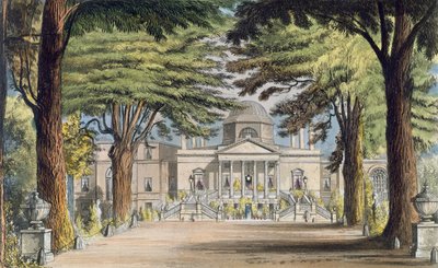 Façade principale de Chiswick House, de 