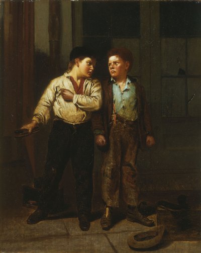 Une Dispute Territoriale - John George Brown