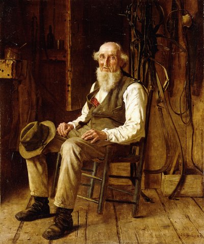 Un moment de contemplation - John George Brown