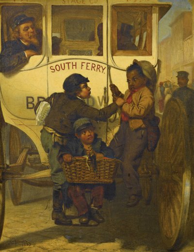 Personnes de couleur non autorisées sur cette ligne, 1863 - John George Brown
