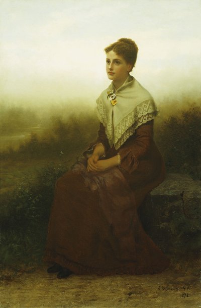 Rêverie, 1878 - John George Brown