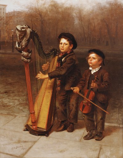 Les petits promeneurs, 1874 - John George Brown