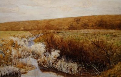 Un pré en hiver - John George Sowerby