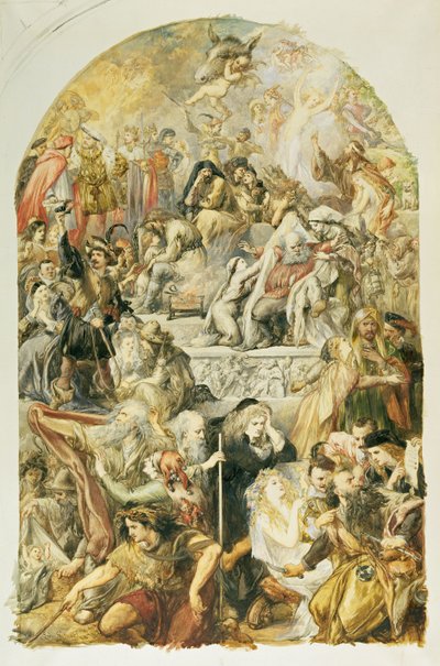 Apothéose des personnages de Shakespeare, 1871 - John Gilbert