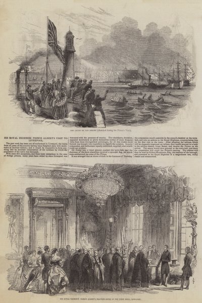 Visite de Son Altesse Royale le Prince Albert à Liverpool - John Gilbert