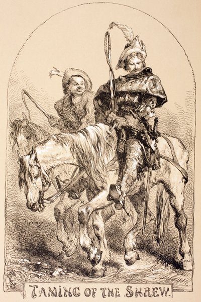 Illustration pour La Mégère apprivoisée, de 