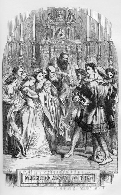 Beaucoup de bruit pour rien par William Shakespeare - John Gilbert