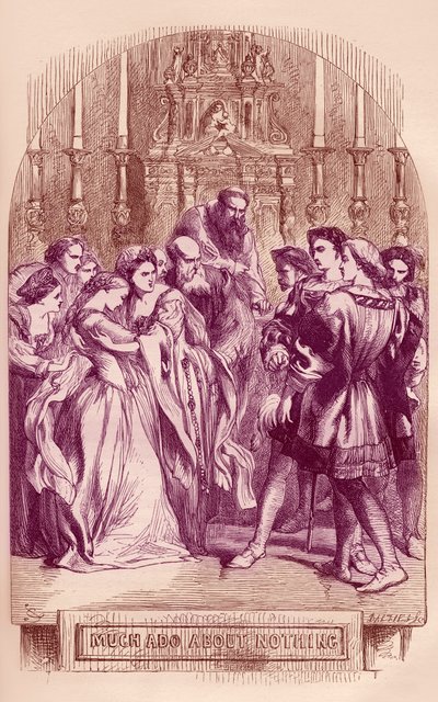Beaucoup de bruit pour rien de William Shakespeare - John Gilbert