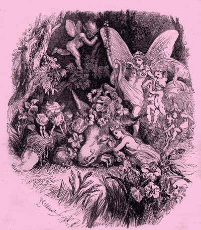 Titania et Bottom dans Le Songe d