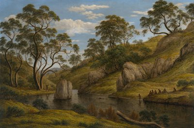 Le bain de Diane, Terre de Van Diemen, 1837 - John Glover