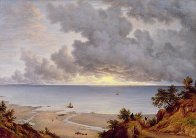 Vue de Shanklin, île de Wight, c.1827 - John Glover